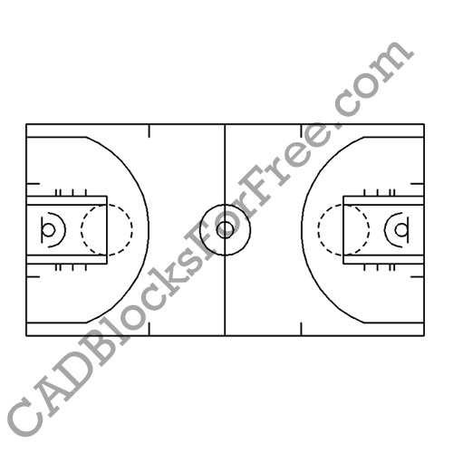 Need a Basketball Court CAD Block? Find Free Downloads Here