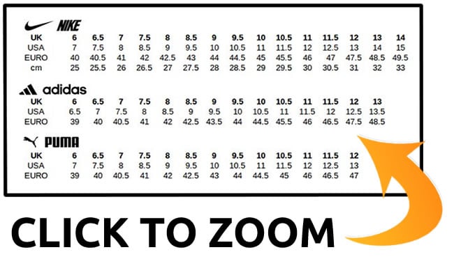 Confused About Football Boot Sizing? Check Our Size Chart Before You Buy and Ensure You Get the Right Fit