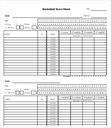 Need a Basketball Score Sheet PDF? Check Out These Free Printable Options